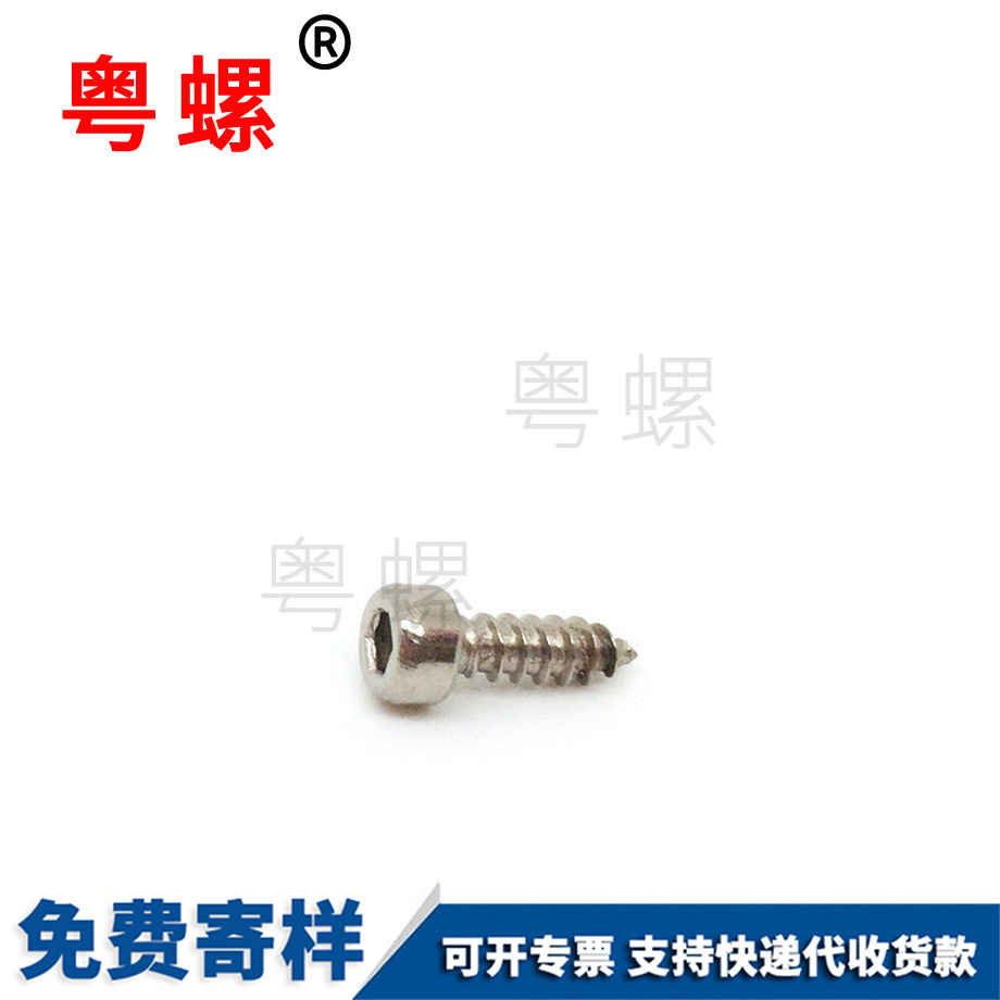 定做鍍鎳杯頭內六角自攻螺絲