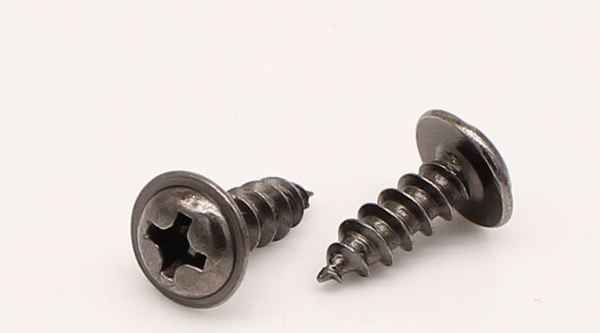 加工黑鎳色 圓頭帶墊帶介 自攻螺釘 帶介攻PWA M4