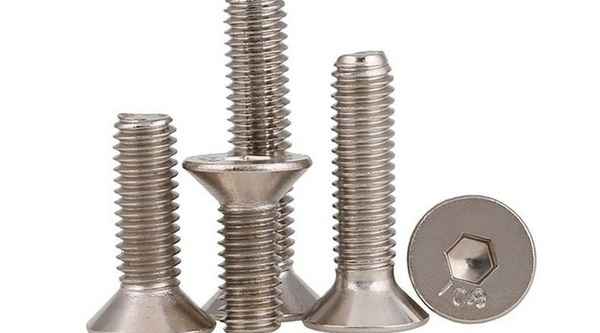 訂做10.9鍍鎳 平頭沉頭 內六角螺絲 內六角螺釘 M4